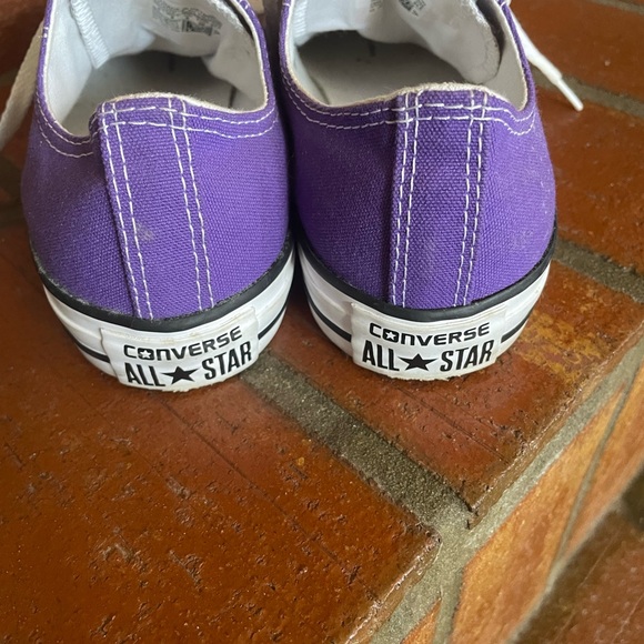 Converse All Star Purple Low top W8/M6 - Picture 3 of 4